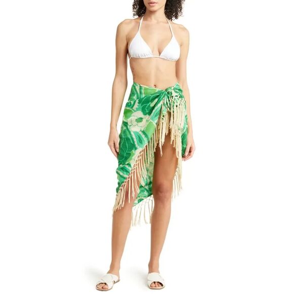NWT Farm Rio Tropical Groove Beach Wrap - Picture 7 of 15